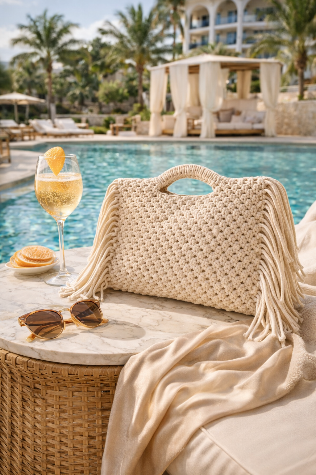 Boheme Weave Fringe Bag