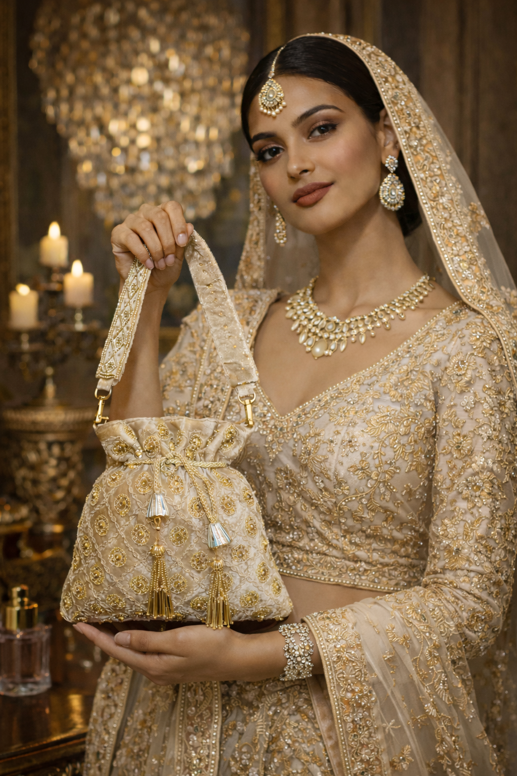 Shehnaaz Velvet Potli