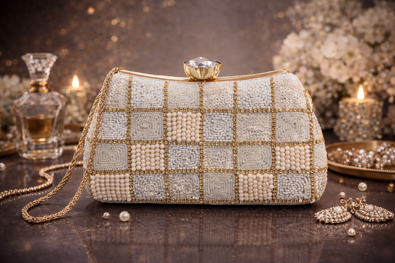 The Grand Ivory Clutch