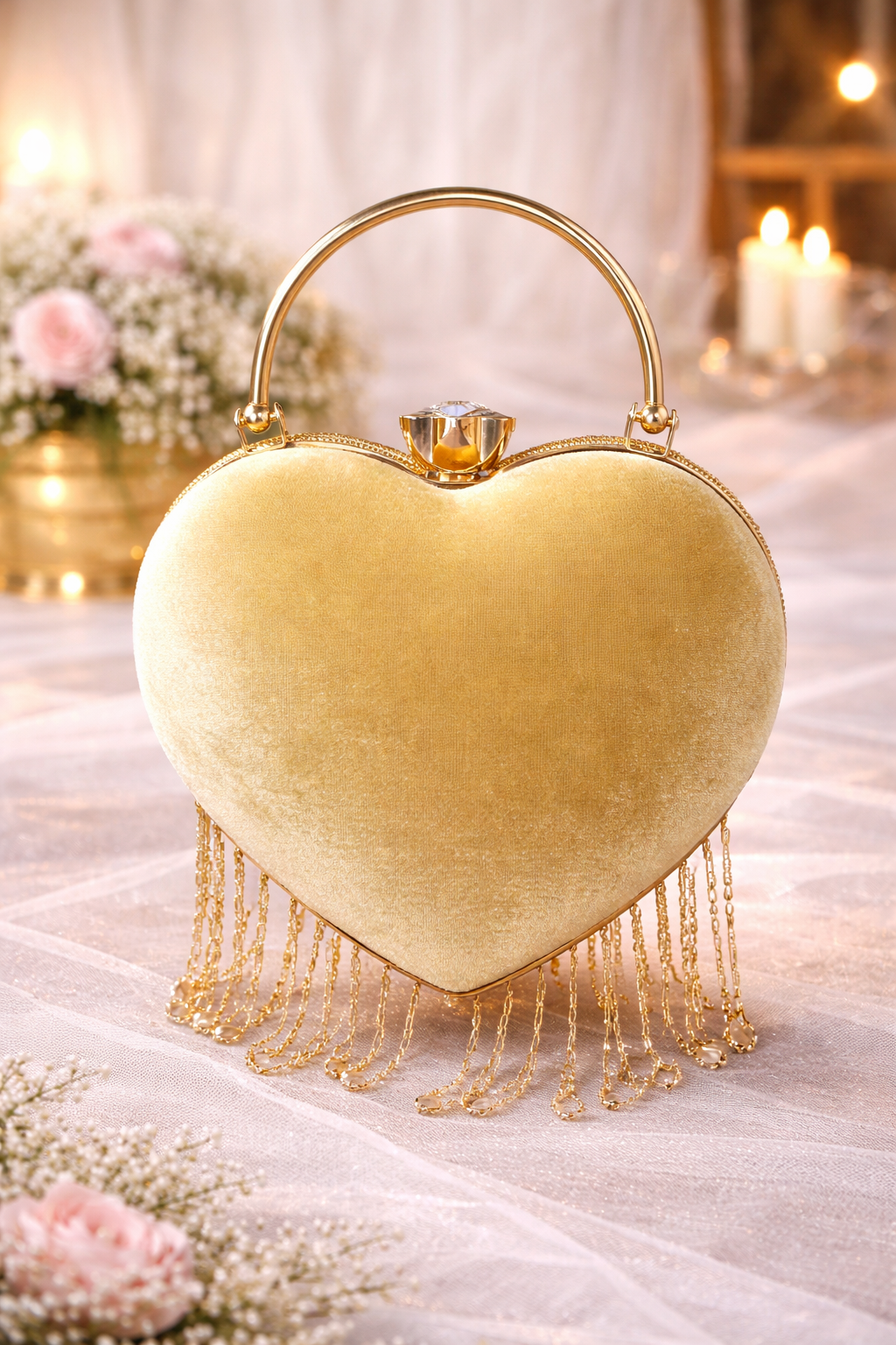Seraphine Heart Clutch