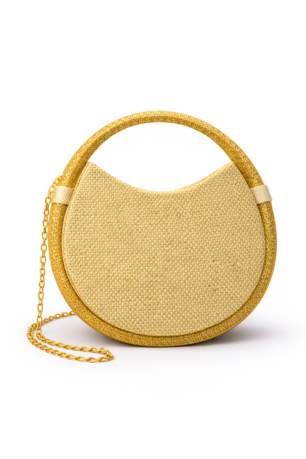 Chandrika Floral Moon Bag