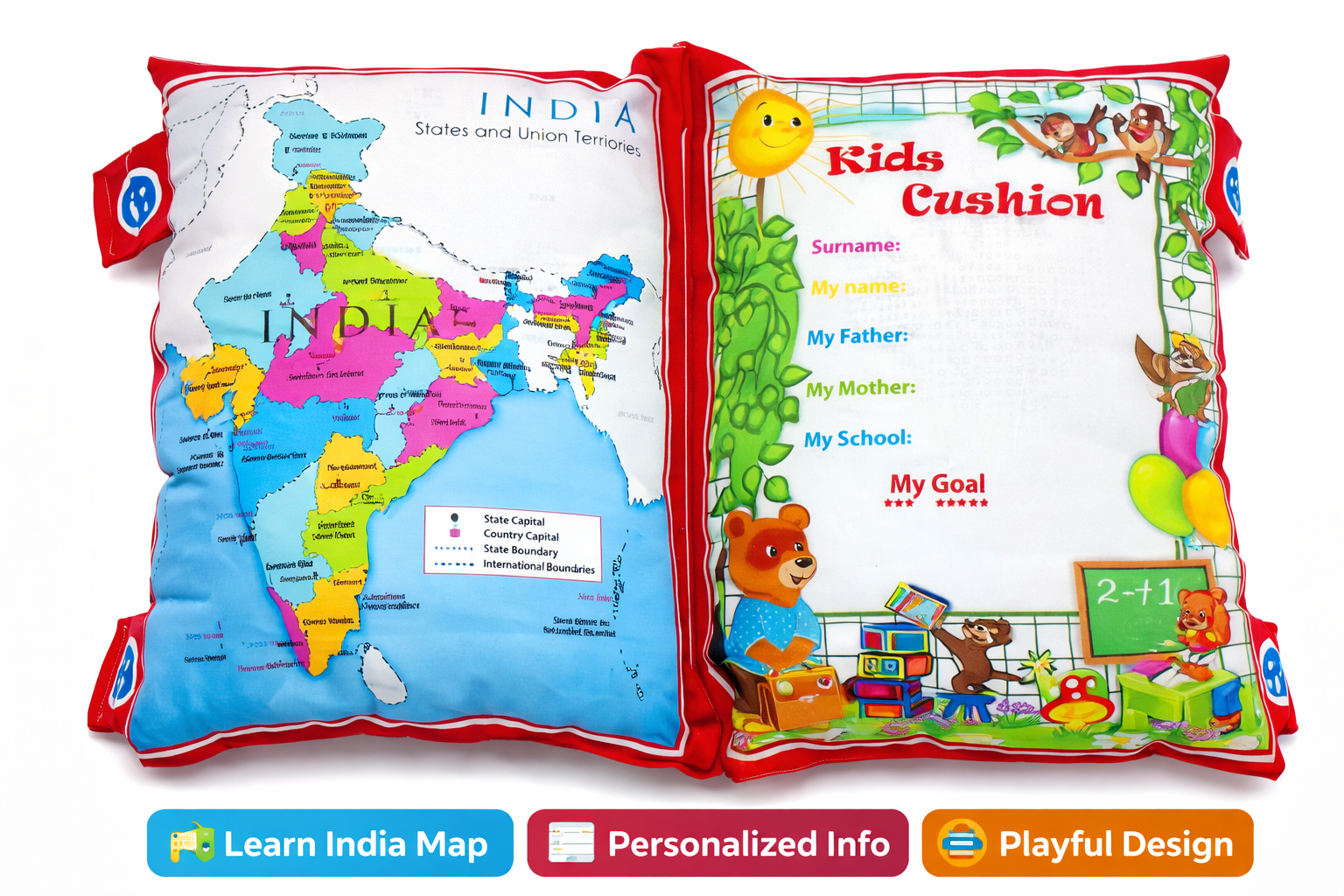 Little Genius Learning Pillow