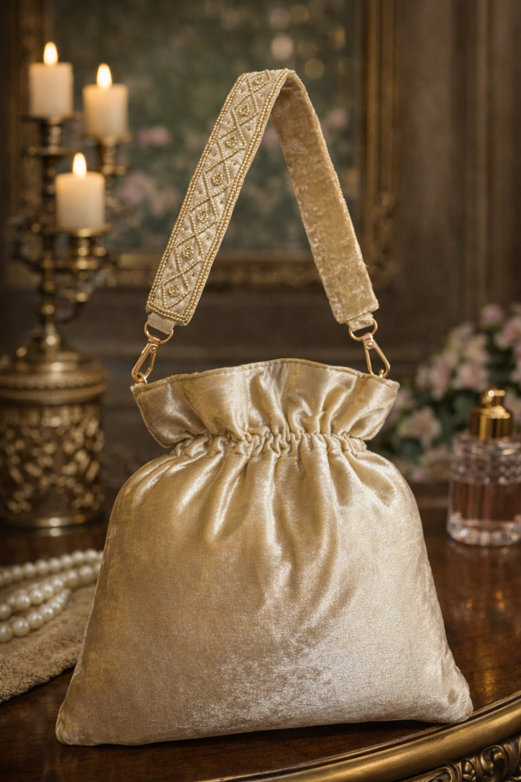 Shehnaaz Velvet Potli