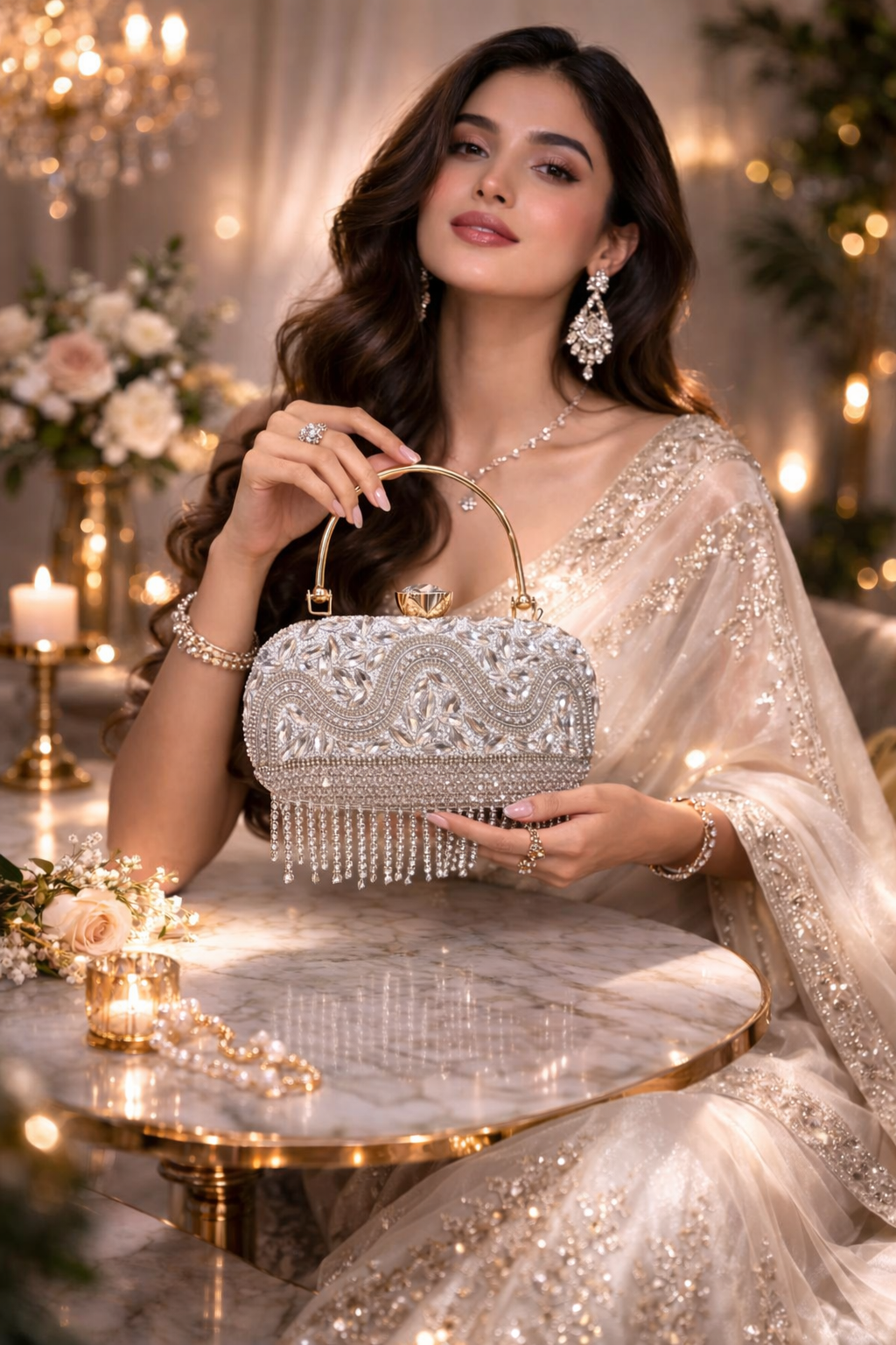 Zarina Sparkle Clutch