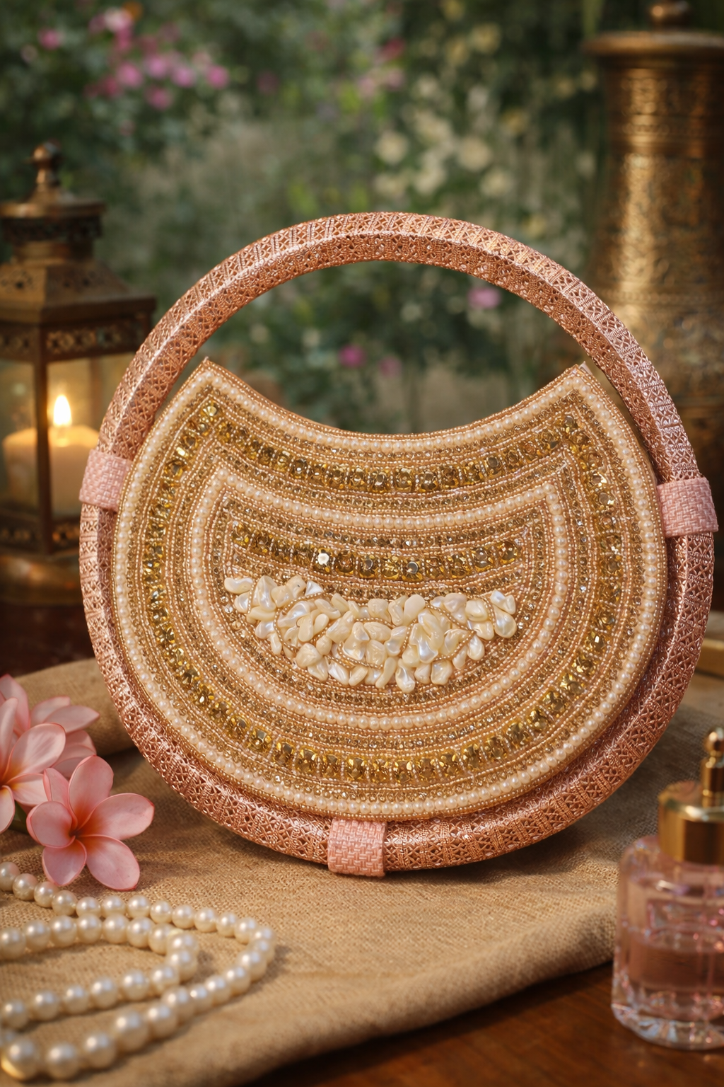 Sitara Pearl Moon Bag