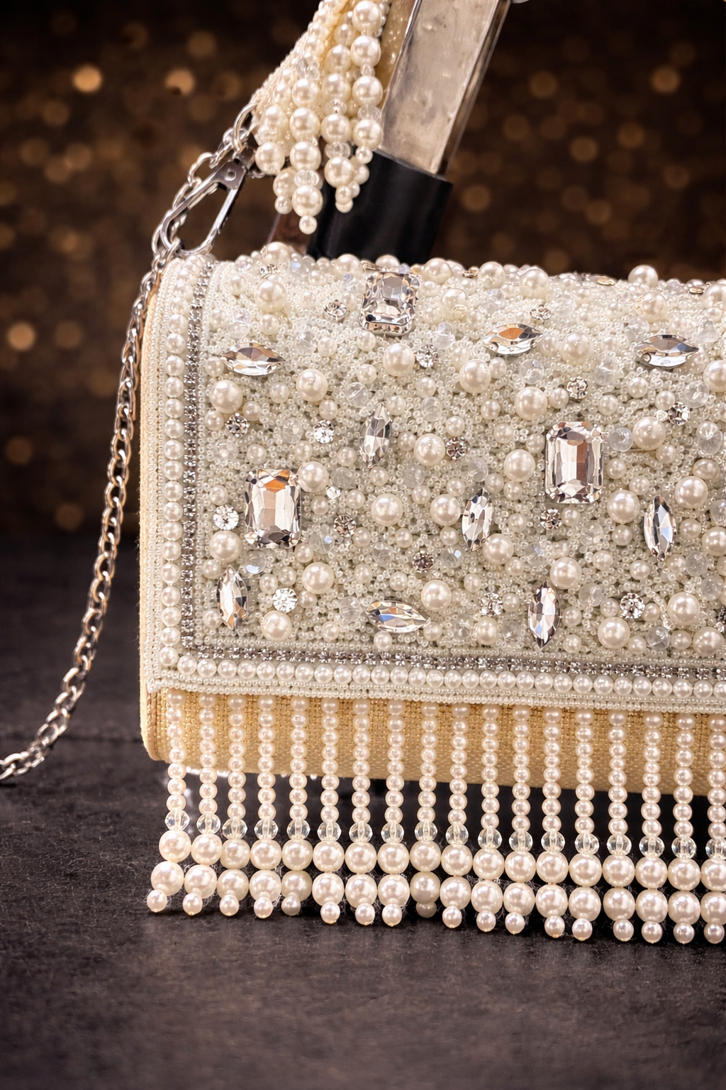 Serena Pearl Luxe Evening Bag