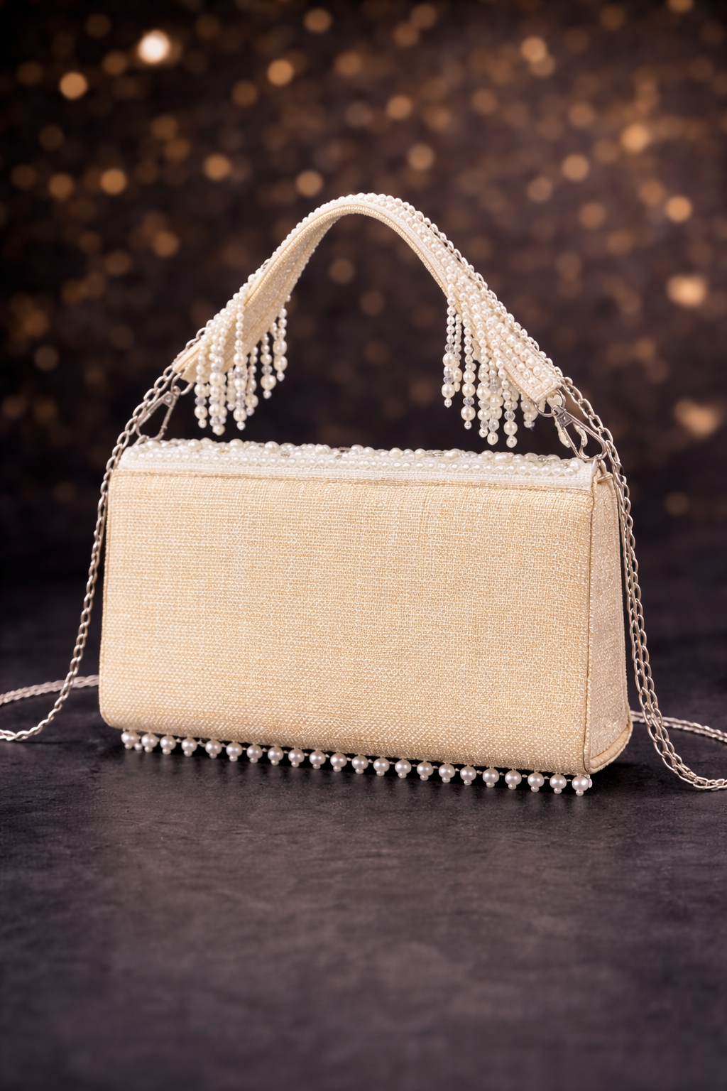 Serena Pearl Luxe Evening Bag