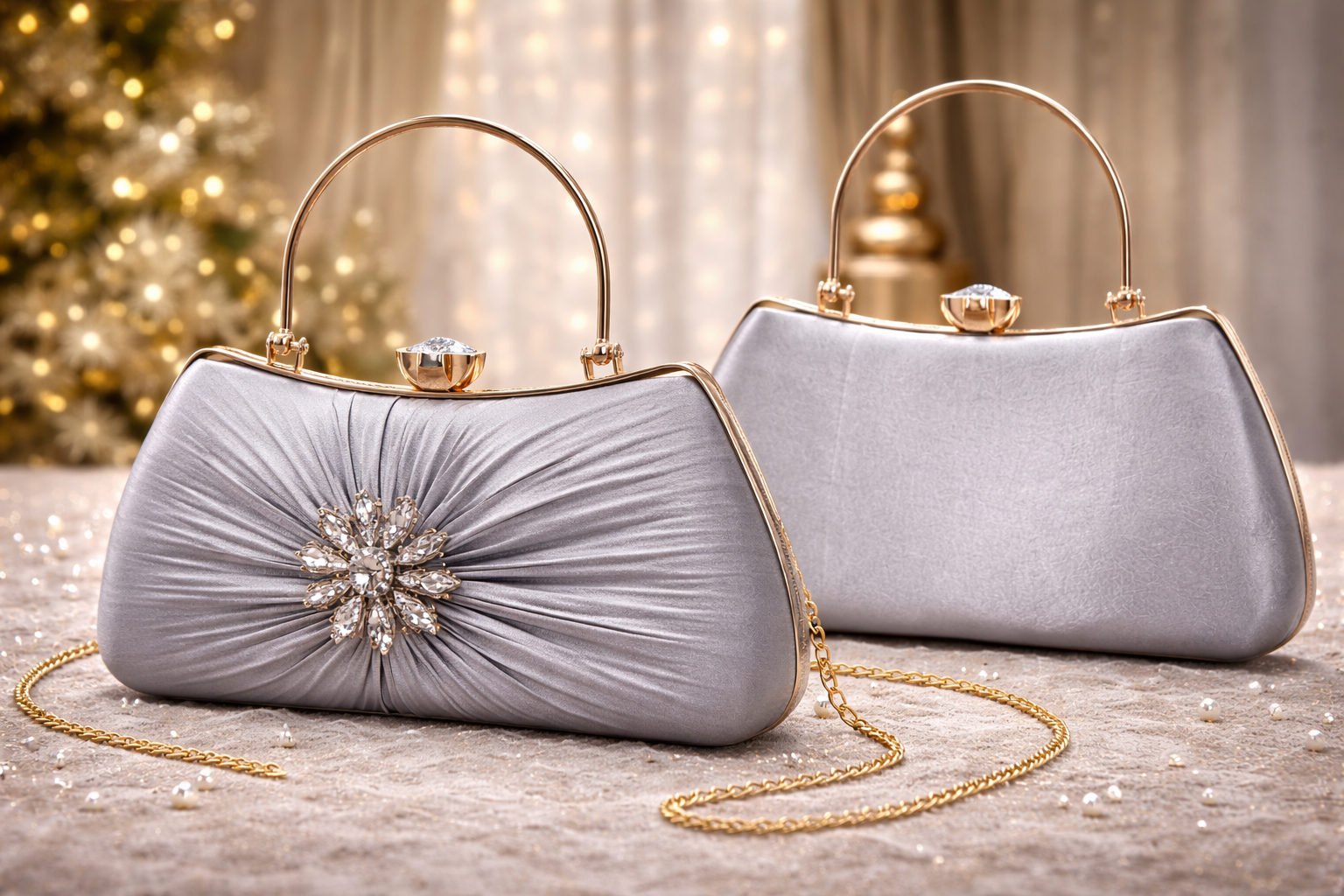 Starluxe Crystal Evening Clutch