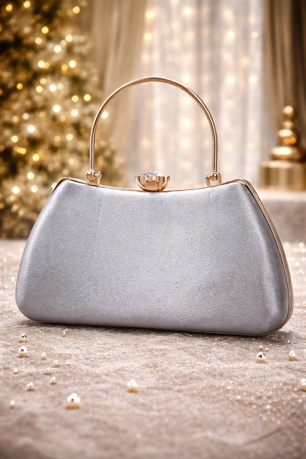 Starluxe Crystal Evening Clutch