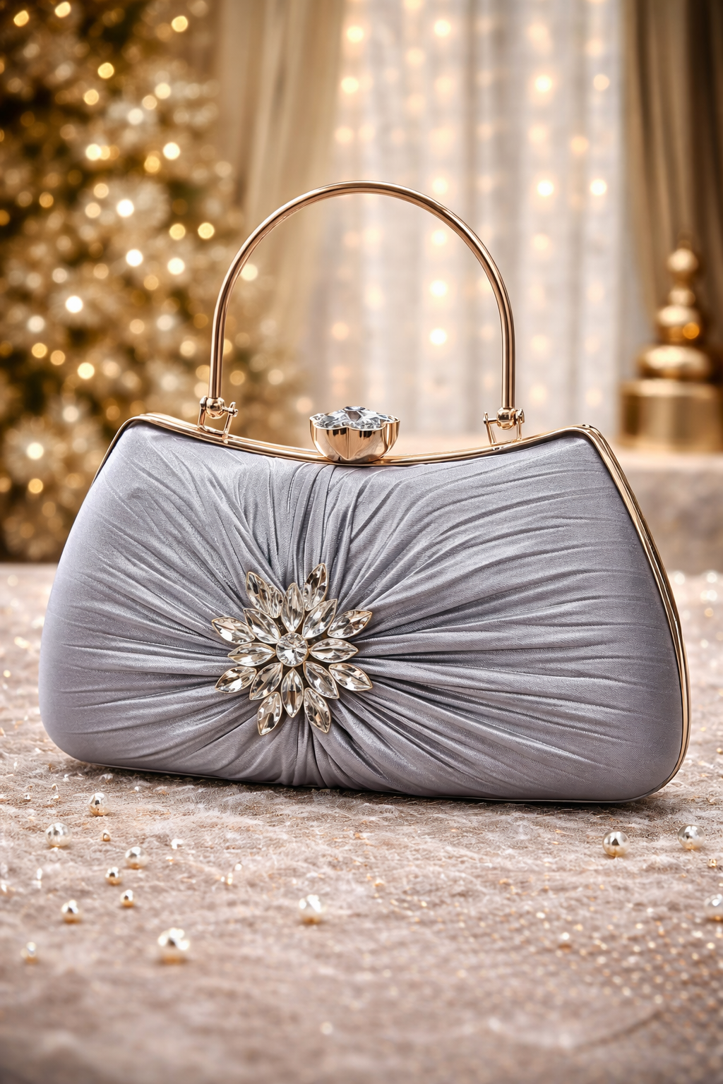 Starluxe Crystal Evening Clutch
