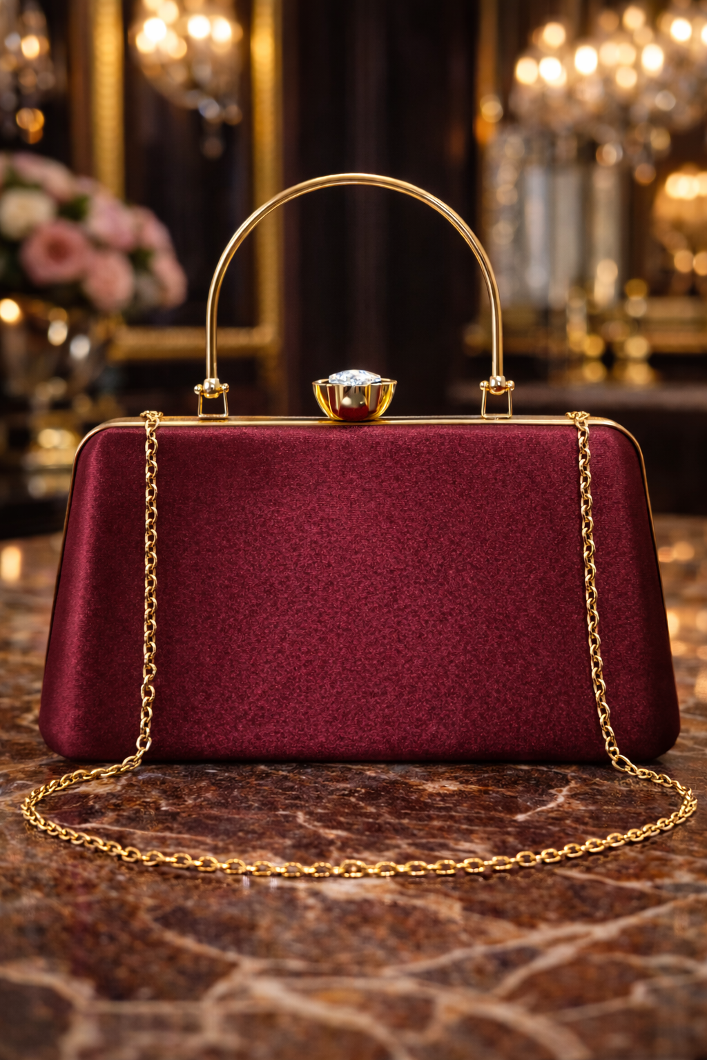 Starluxe Crystal Evening Clutch