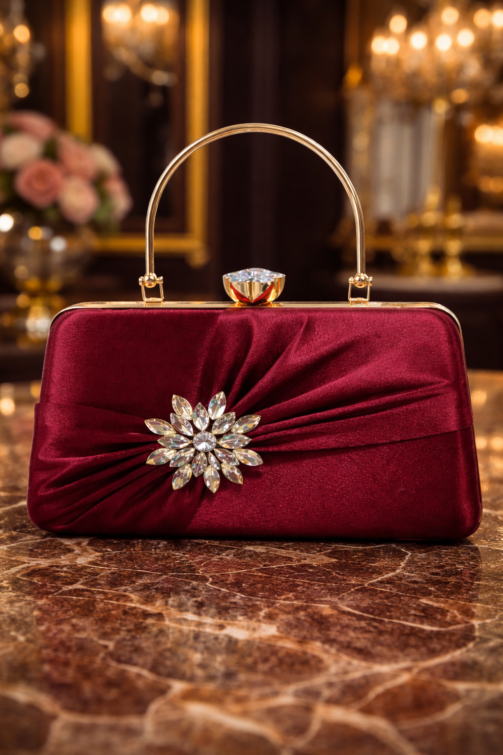 Starluxe Crystal Evening Clutch