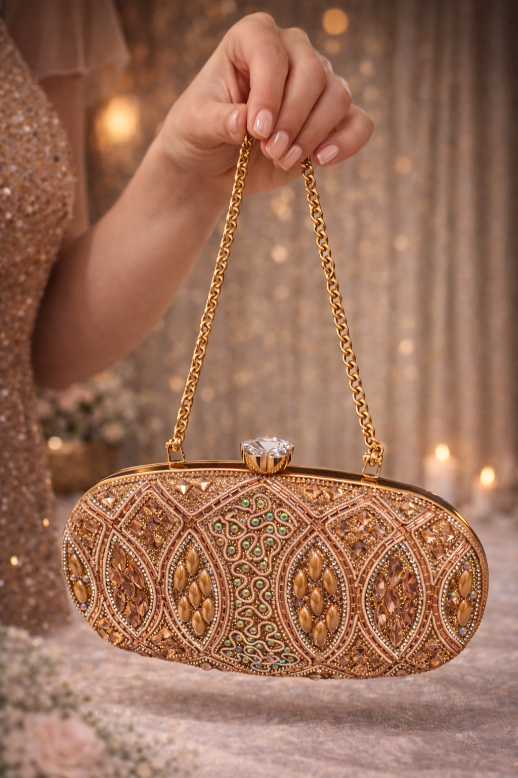 Sunehri Noor Clutch