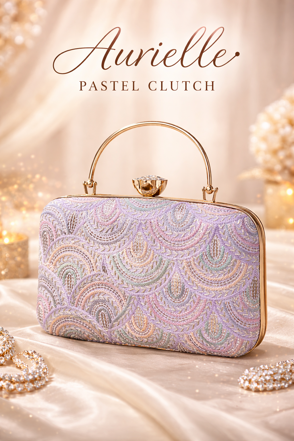 Aurielle Pastel Clutch