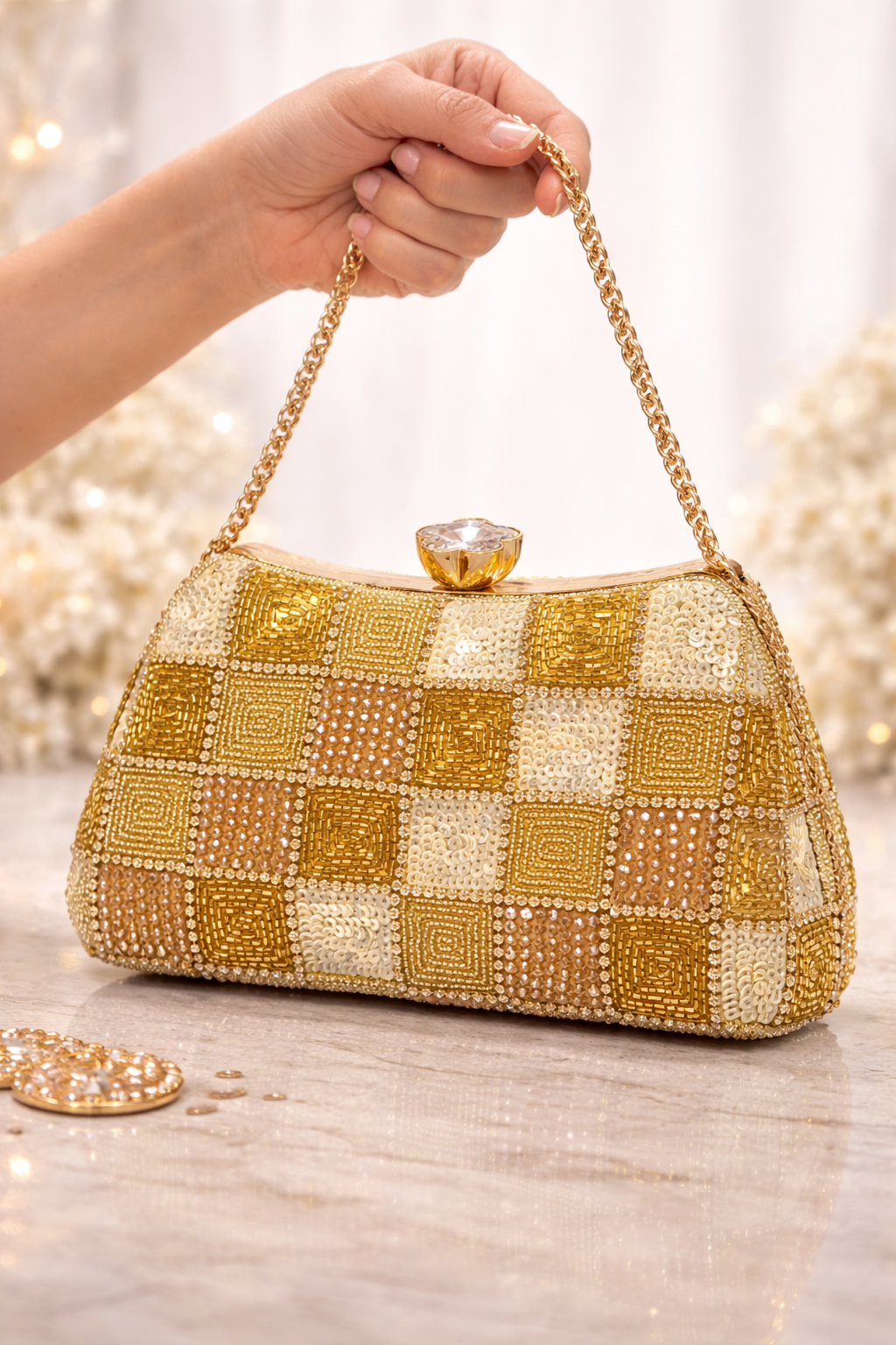 The Grand Ivory Clutch