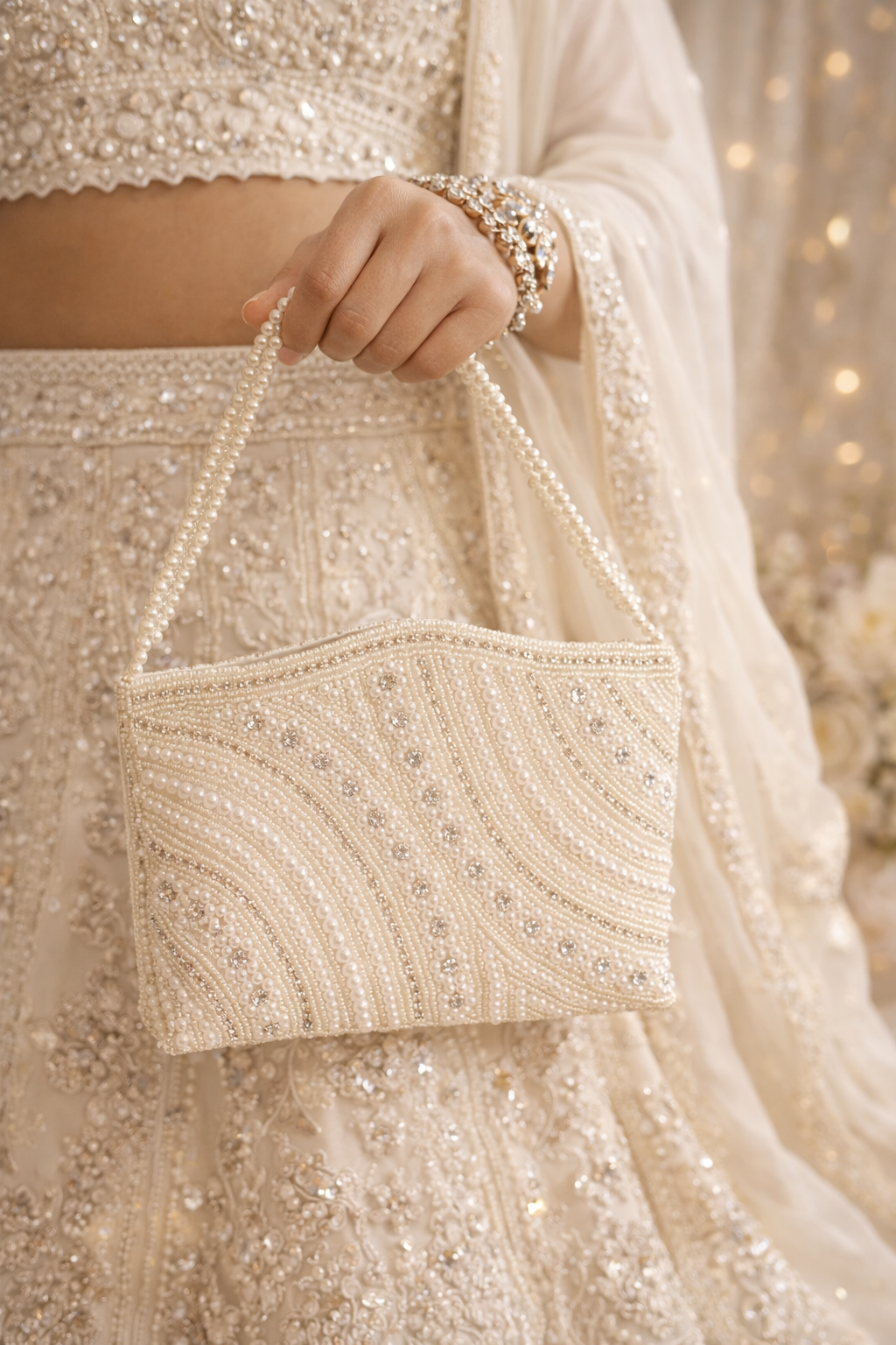 Ivory Tide Pearl Bag