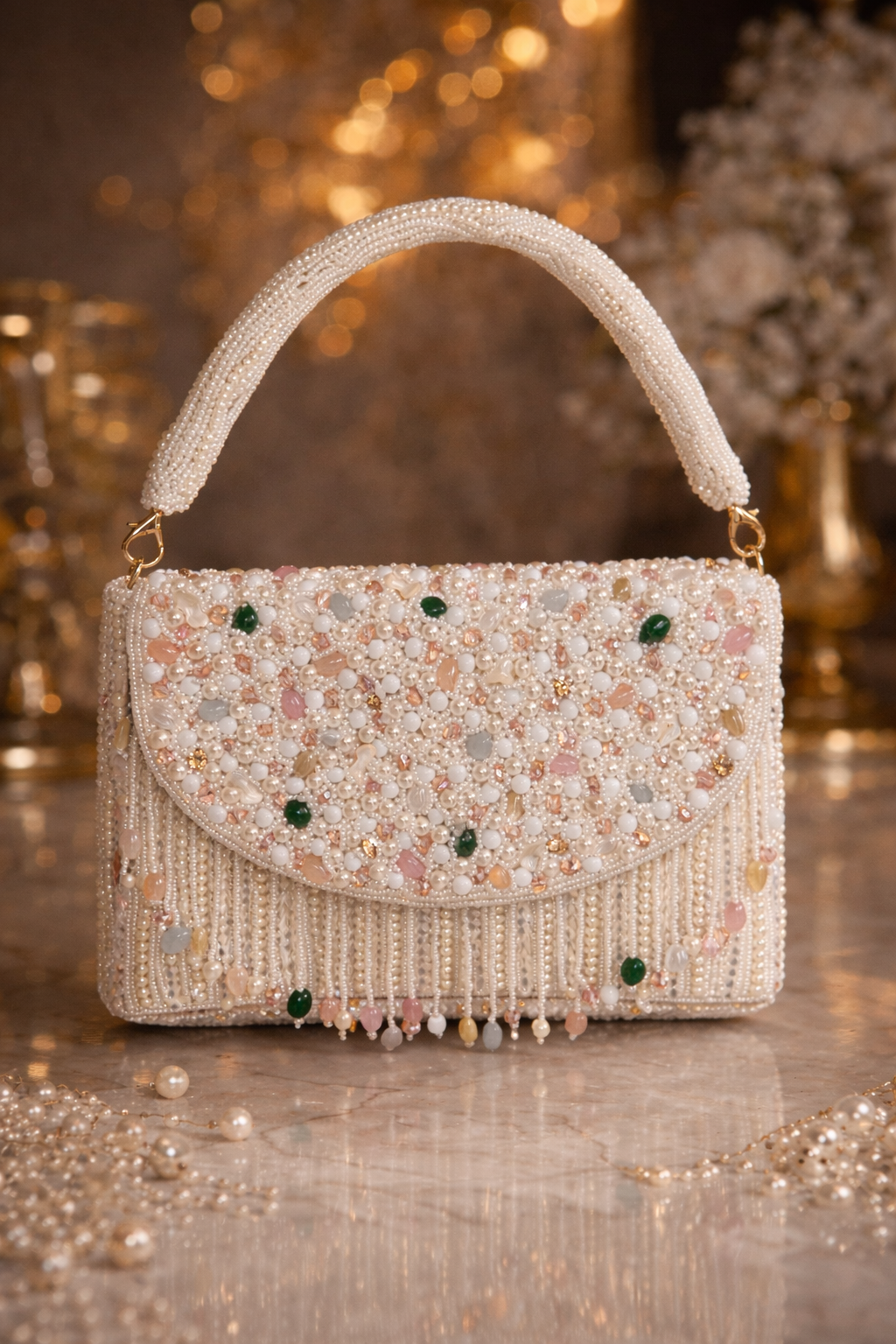 Élora Gem Pearl Bag