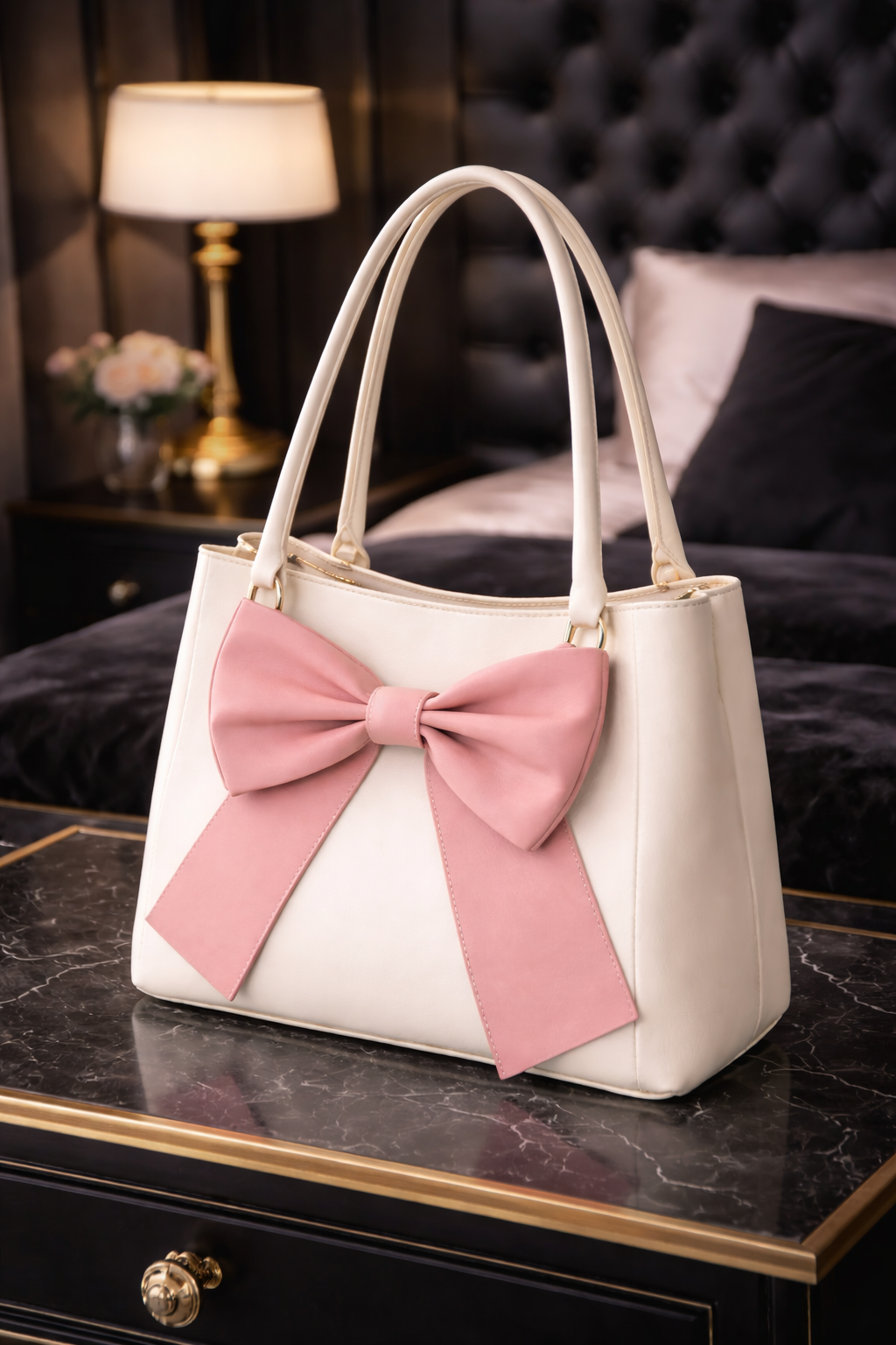 Blush Belle Bow Tote